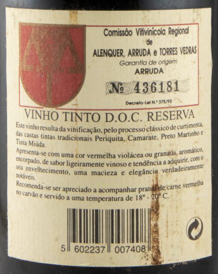 1992 Solpinho Reserva tinto