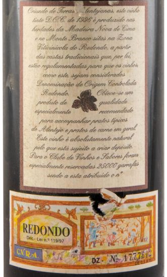 1996 Clube Vinhos e Sabores Redondo red