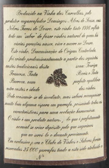 1996 Clube Vinhos e Sabores Douro tinto