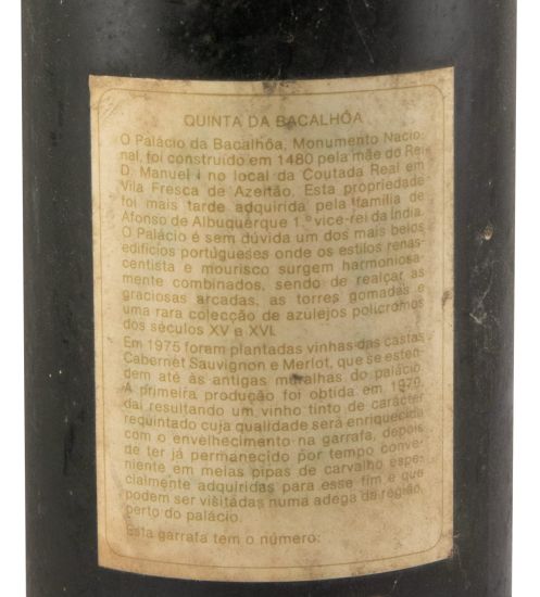 1980 Quinta da Bacalhôa red