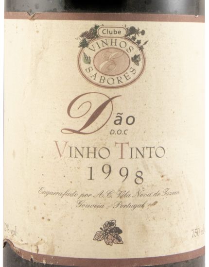 1998 Clube Vinhos e Sabores Dão Gouveia tinto