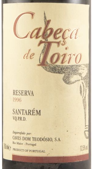 1996 Cabeça de Toiro Reserva red