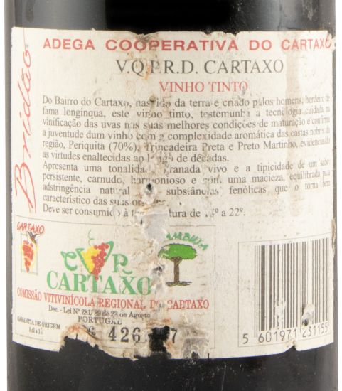 1995 Bridão red (damaged label)