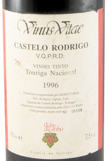 1996 Vinus Vitae Castelo Rodrigo Touriga Nacional tinto