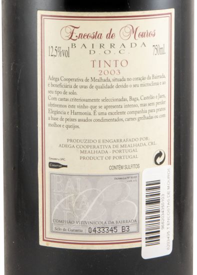 2003 Encostas de Mouros tinto