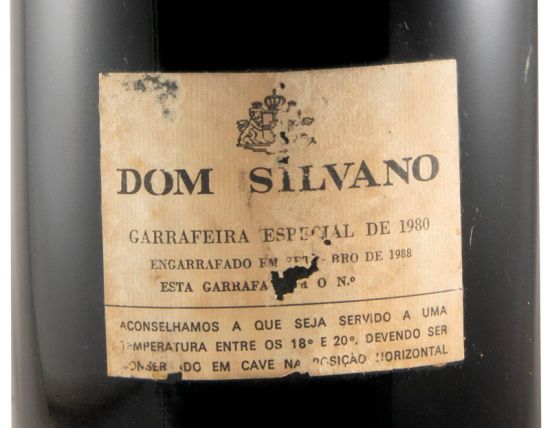 1980 Dom Silvano Garrafeira red 3L