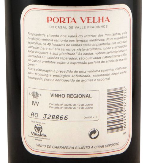2001 Valle Pradinhos Porta Velha red