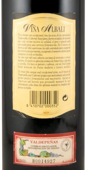 1991 Félix Solís Viña Albali Gran Reserva de Família Valdepeñas red