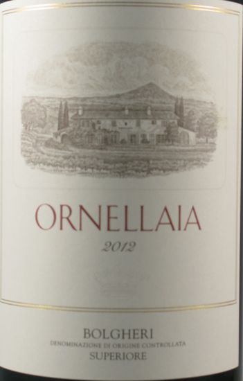 2012 Tenuta Dell’Ornellaia Bolgheri Toscana tinto