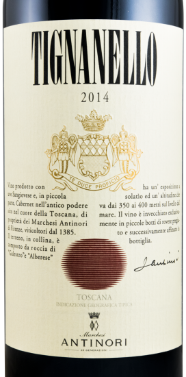 2014 Tignanello red