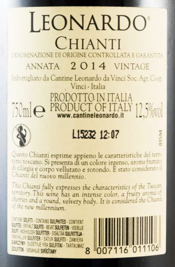 2014 Chianti Leonardo tinto