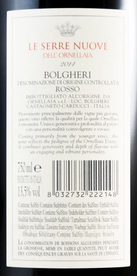 2014 Le Serre Nuove Dell Ornellaia Bolgheri-Toscana red