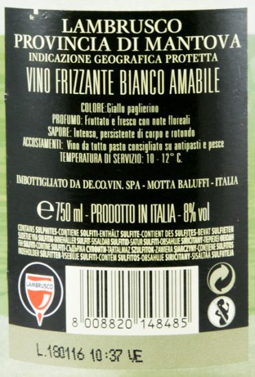 Lambrusco Sorbello white