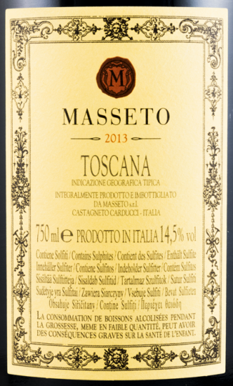 2013 Masseto Toscana tinto