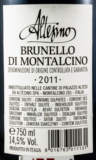 2011 Altesino Brunello di Montalcino tinto