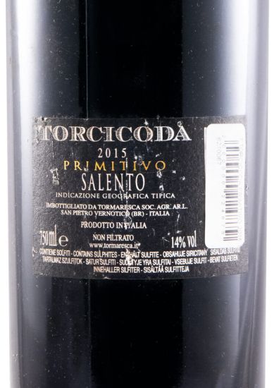 2015 Tormaresca Torcicoda Primitivo Salento tinto