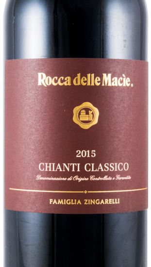 2015 Rocca Delle Macie Famiglia Zingarelli Chianti Classico red