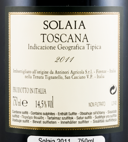 2011 Solaia tinto