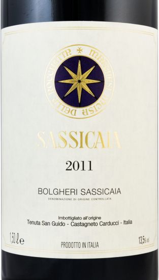 2011 Tenuta San Guido Sassicaia Bolgheri red 1.5L
