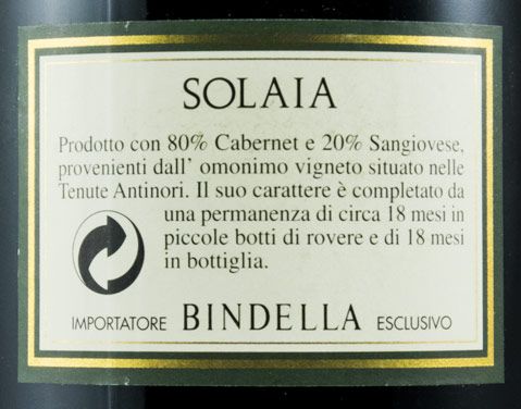 1991 Solaia tinto