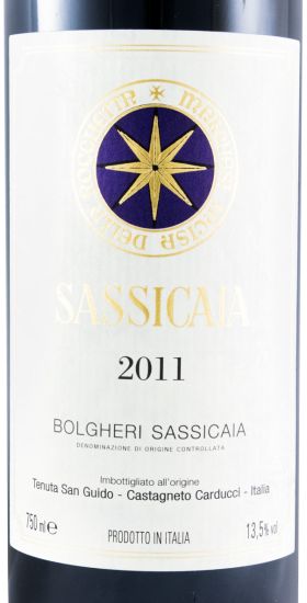2011 Tenuta San Guido Sassicaia Bolgheri tinto