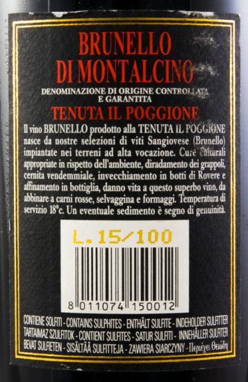 2010 Il Poggione Brunello di Montalcino tinto