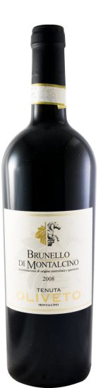 2008 Tenuta Oliveto Brunello di Montalcino red