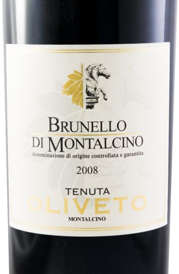 2008 Tenuta Oliveto Brunello di Montalcino red