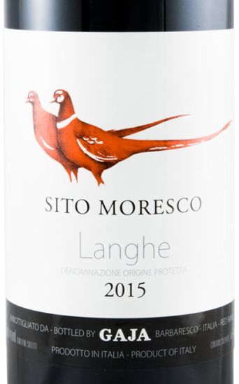 2015 Gaja Sito Moresco Langhe red