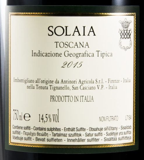 2015 Solaia red