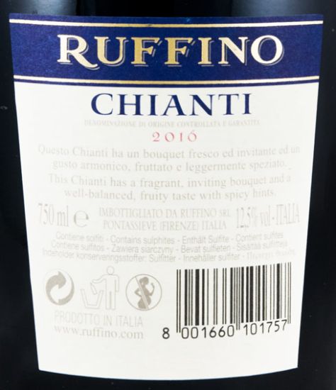 2016 Ruffino Chianti tinto
