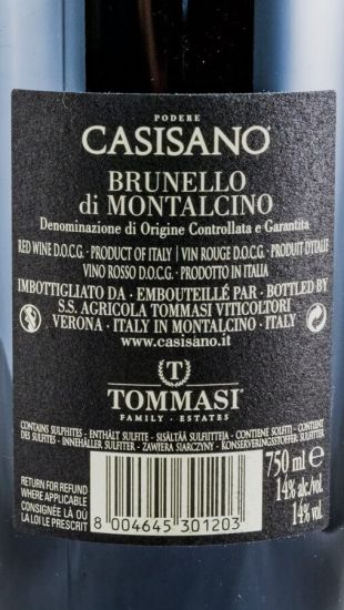 2012 Casisano Brunello di Montalcino tinto