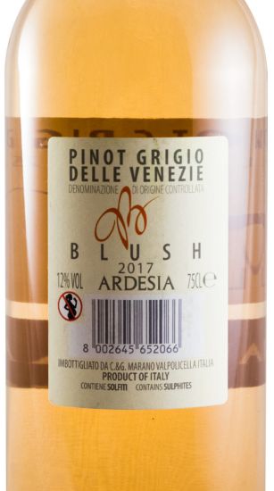 2017 Ardesia Blush Pinot Grigio rosé