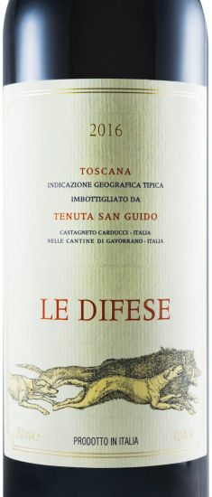 2016 Tenuta San Guido Le Difese Toscana tinto