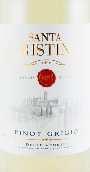 2017 Santa Cristina Pinot Grigio branco