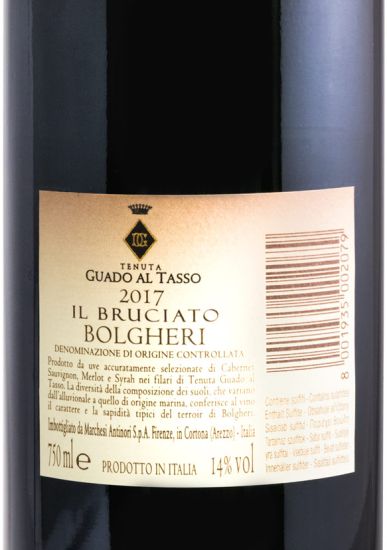 2017 Tenuta Guado al Tasso Il Bruciato Bolgheri tinto