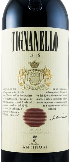 2016 Tignanello red