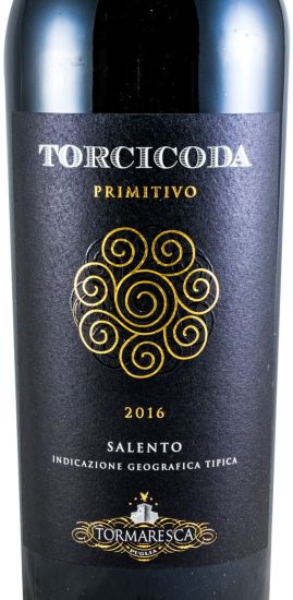 2016 Tormaresca Torcicoda Primitivo Salento tinto