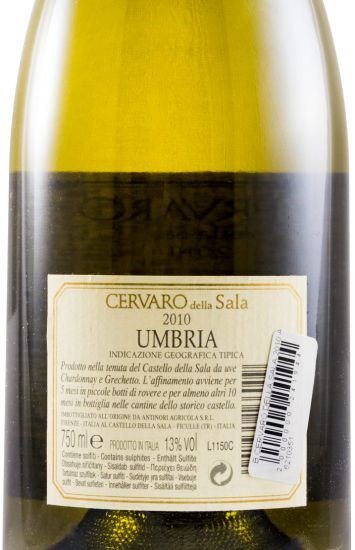2010 Castello della Sala Cervaro della Sala white