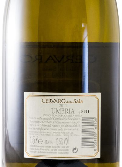 2011 Castello della Sala Cervaro della Sala white 1.5L