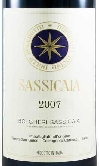 2007 Tenuta San Guido Sassicaia Bolgheri tinto 3L