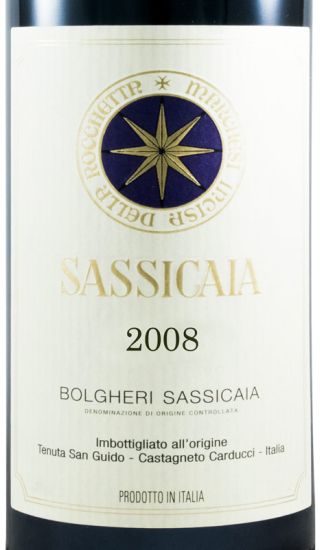 2008 Tenuta San Guido Sassicaia Bolgheri tinto 3L