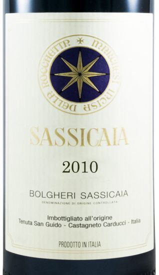 2010 Tenuta San Guido Sassicaia Bolgheri tinto 3L