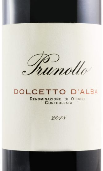 2018 Prunotto Dolceto d'Alba red