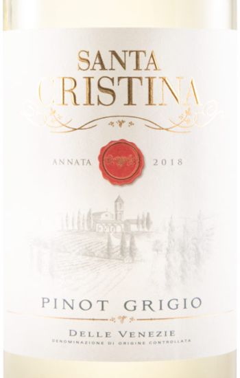 2018 Santa Cristina Pinot Grigio white