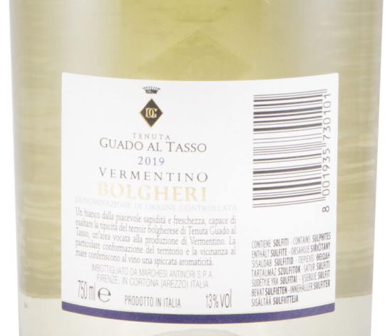 2019 Tenuta Guado al Tasso Vermentino Bolgheri branco