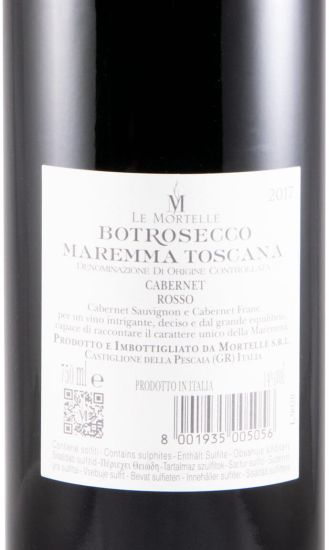 2017 Le Mortelle Botrosecco Maremma tinto
