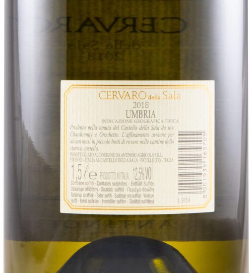 2018 Castello della Sala Cervaro della Sala branco 1,5L