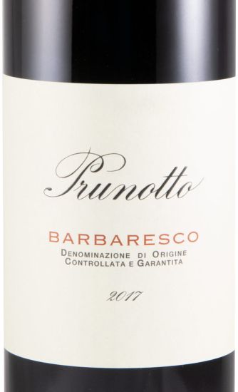 2017 Prunotto Barbaresco red