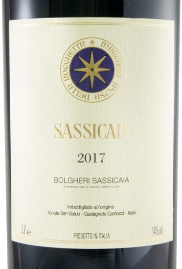 2017 Tenuta San Guido Sassicaia Bolgheri tinto 3L